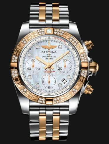 百年灵CB0140AA_A723_378C男表机械计时系列-间金色表带/表径41mm