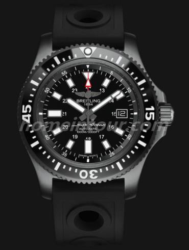 百年灵M1739313_BE92_227S_M20SS.1男表超级海洋系列-黑色表带/表径44mm