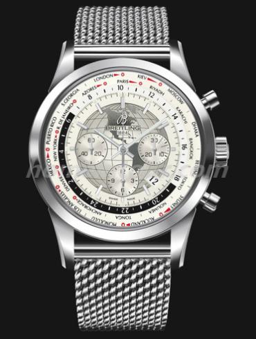 百年灵AB0510U0_A790_152A男表越洋计时腕表系列-银色表带/表径46mm