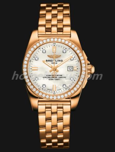 百年灵H7234853_A792_791H女表银河系列-金色表带/表径29mm