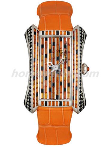 宝齐莱00.10706.02.99.12女表雅丽嘉系列-橙色表带/表径31.3 x 45mm