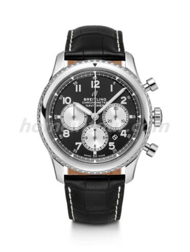 百年灵AB0117131B1P1男表航空计时8系列-表带/表径43mm