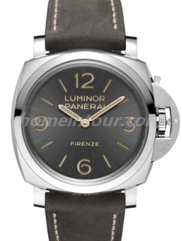 沛纳海PAM00605男表LUMINOR 庐米诺-淡褐色表带/表径47mm