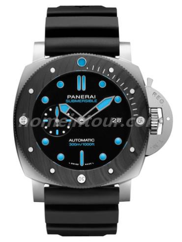 沛纳海PAM00799男表SUBMERSIBLE 潜行系列-黑色表带/表径47mm