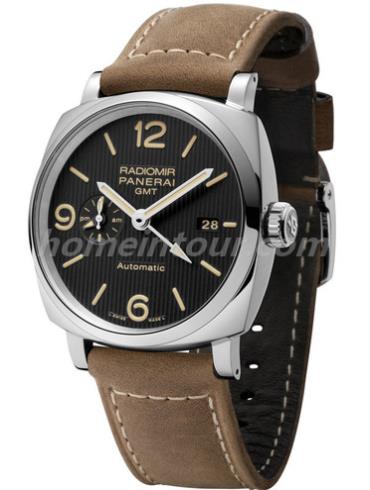 沛纳海PAM00657男表Radiomir系列-棕色表带/表径45mm