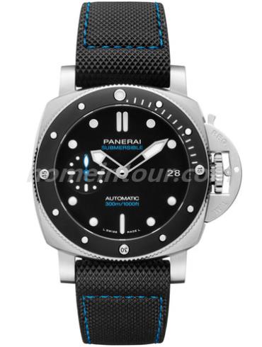 沛纳海PAM00683男表SUBMERSIBLE 潜行系列-黑色表带/表径42mm