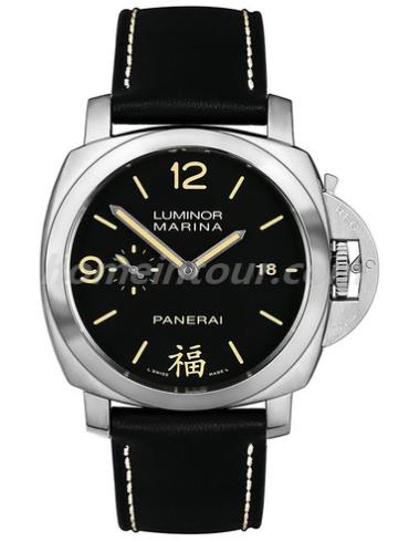 沛纳海PAM00498男表LUMINOR 庐米诺-黑色表带/表径44mm