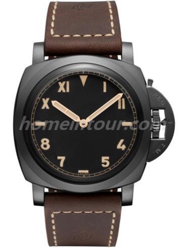 沛纳海PAM00629男表LUMINOR 庐米诺-棕色表带/表径47mm