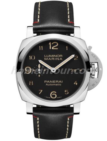 沛纳海PAM00910男表LUMINOR 庐米诺-黑色表带/表径44mm