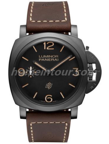 沛纳海PAM00617男表LUMINOR 庐米诺-棕色表带/表径47mm