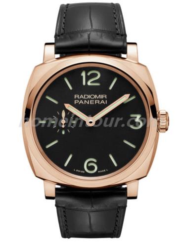 沛纳海PAM00575男表Radiomir系列-黑色表带/表径42mm