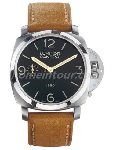 沛纳海PAM00127男表LUMINOR 庐米诺-浅棕色表带/表径47mm