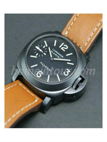 沛纳海PAM00004男表LUMINOR 庐米诺-棕色表带/表径44mm