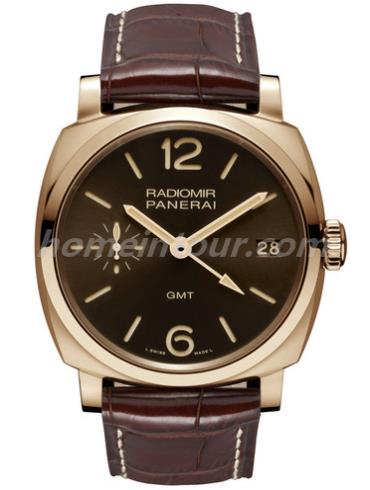 沛纳海PAM00570男表Radiomir系列-棕色表带/表径47mm