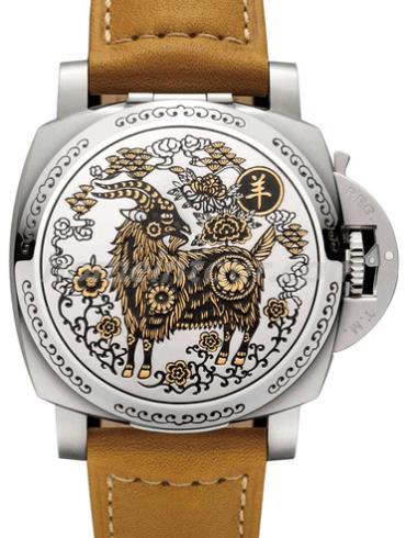 沛纳海PAM00848男表LUMINOR 庐米诺-棕色表带/表径44mm