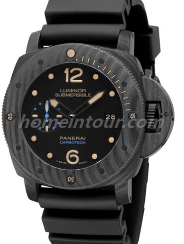 沛纳海PAM00616男表LUMINOR 庐米诺-黑色表带/表径47mm
