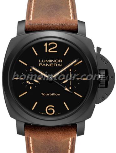 沛纳海PAM00276男表LUMINOR 庐米诺-黑色表带/表径47mm