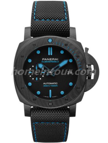 沛纳海PAM01616男表SUBMERSIBLE 潜行系列-黑色表带/表径47mm