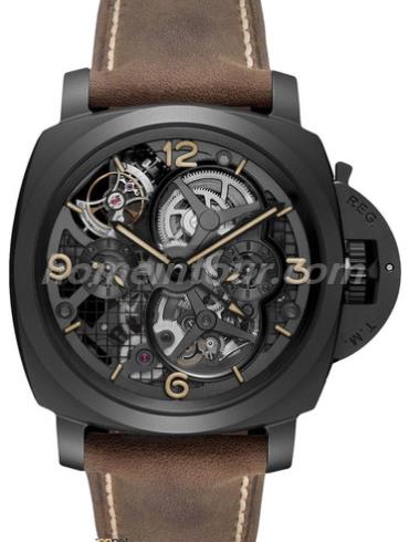 沛纳海PAM00528男表LUMINOR 庐米诺-牛皮表带/表径48mm