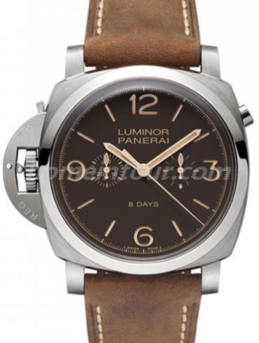 沛纳海PAM00579男表LUMINOR 庐米诺-棕色表带/表径47mm
