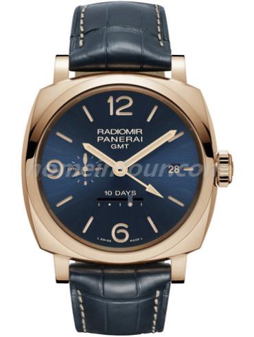 沛纳海PAM00659男表Radiomir系列-深蓝色表带/表径45mm