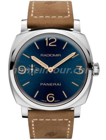 沛纳海PAM00690男表Radiomir系列-驼色表带/表径47mm