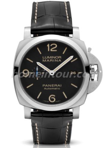 沛纳海PAM01312男表LUMINOR 庐米诺-黑色表带/表径44mm