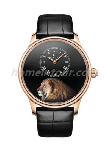 雅克德罗J005033314男表Les Ateliers D’art系列-黑色表带/表径43mm