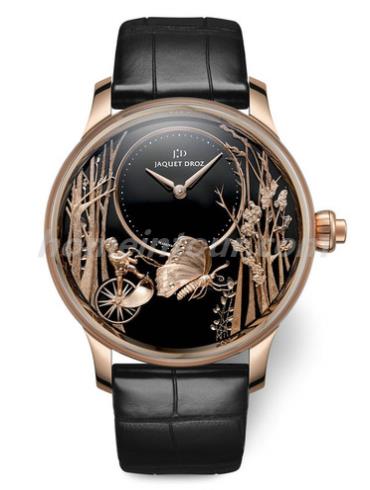 雅克德罗J032533275男表Les Ateliers D’art系列-黑色表带/表径43mm