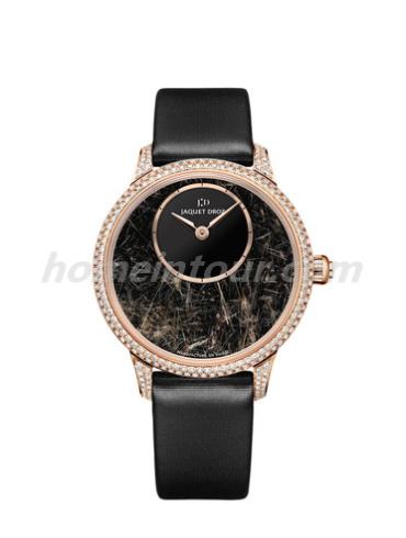 雅克德罗J005003579男表Elegance Paris系列-黑色表带/表径35mm