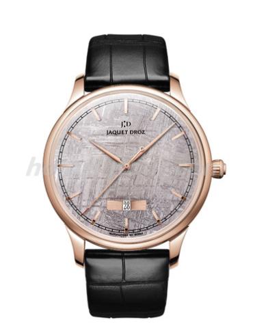 雅克德罗J017533270男表大秒针运动系列-黑色表带/表径43mm