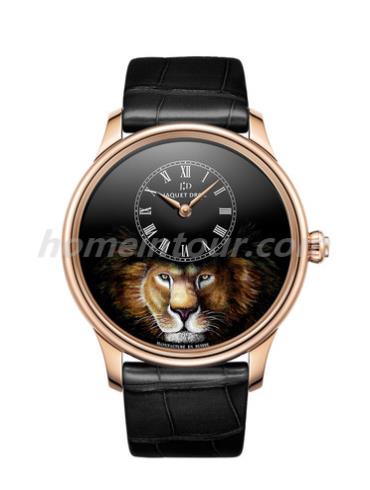 雅克德罗J005033321男表Les Ateliers D’art系列-黑色表带/表径43mm