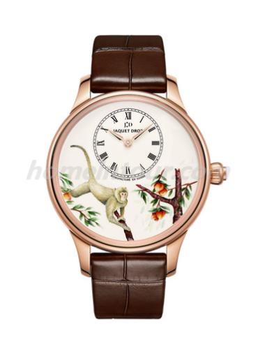 雅克德罗J005013208男表Les Ateliers D’art系列-棕色表带/表径39mm