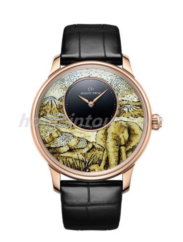 雅克德罗J005033280男表Les Ateliers D’art系列-黑色表带/表径43mm