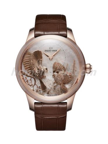 雅克德罗J005023270男表Les Ateliers D’art系列-棕色表带/表径41mm