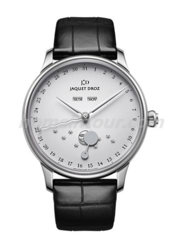 雅克德罗J012630240男表ASTRALE星辰系列-黑色表带/表径43mm