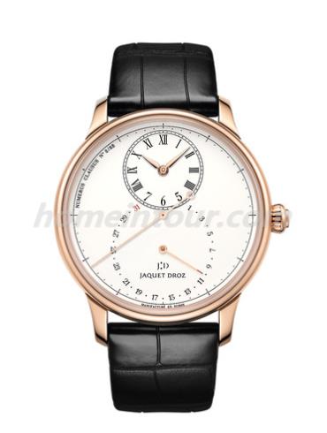 雅克德罗J008033200男表大秒针运动系列-黑色表带/表径43mm