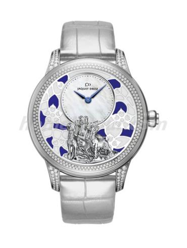 雅克德罗J005024277男表Les Ateliers D’art系列-银白色表带/表径41mm