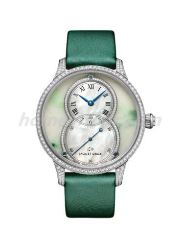 雅克德罗J014014295男表大秒针运动系列-绿色表带/表径39mm