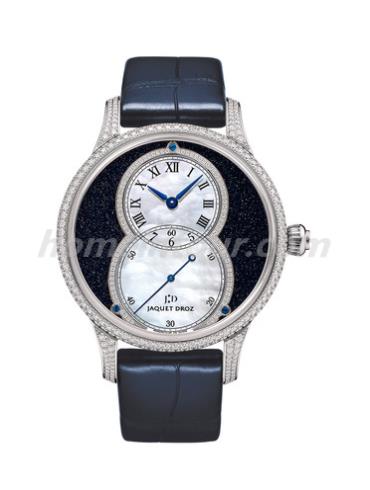 雅克德罗J014014291男表大秒针运动系列-蓝色表带/表径39mm