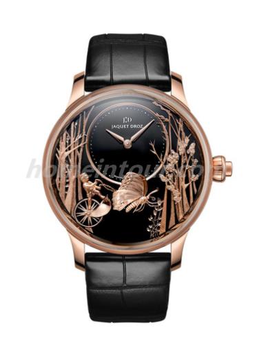 雅克德罗J032533270男表AUTOMATA系列-黑色表带/表径43mm