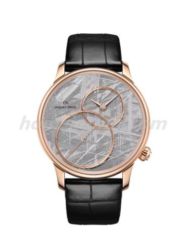 雅克德罗J006033271男表大秒针运动系列-黑色表带/表径43mm