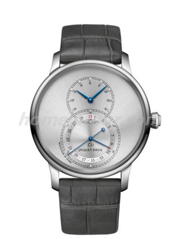 雅克德罗J007030247男表大秒针运动系列-黑色表带/表径&#8211;