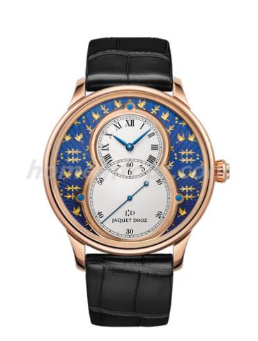 雅克德罗J003033424男表Les Ateliers D’art系列-黑色表带/表径43mm