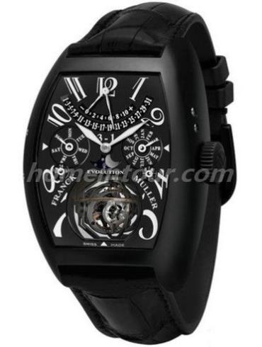 法穆兰9850_EVO_3-1_NR男表Evolution/Revolution系列-黑色表带/表径41.1x55.4mm