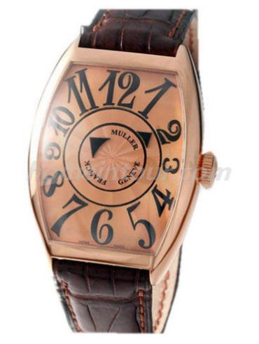 法穆兰8880_DM_REL_Gold男表Double Mystery系列-棕色表带/表径39.5x55.3mm