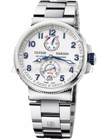 雅典1183-126-7M_60男表航海系列-银色表带/表径43mm