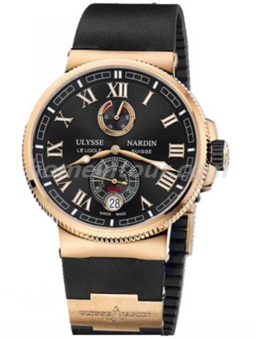 雅典1186-126-3_42男表航海系列-黑色表带/表径45mm