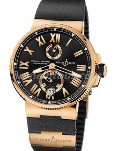 雅典1186-122-3_42男表航海系列-黑色表带/表径45mm