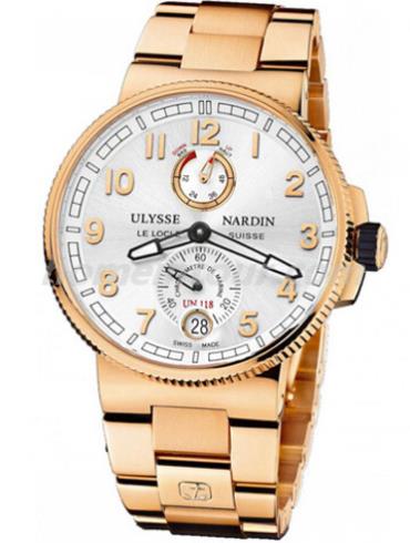 雅典1186-126-8M_61男表航海系列-金色表带/表径43mm